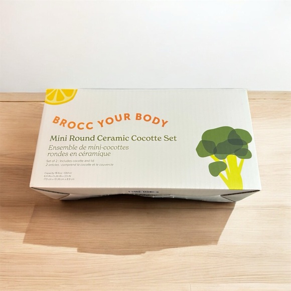 Brocc your body mini ceramic cocotte set - Picture 3 of 8